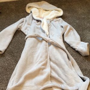 Victoria secret Hooded fleece robe.
